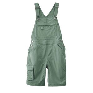 Duluth Trading Co. Heirloom Gardening Short Overalls in Fir